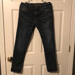 American Eagle Dark Wash Slim Straight Jeans